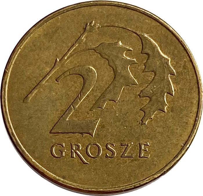 2 гроша 1990-2014 Польша