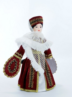 Кукла коллекционная в Кабардинском девичьем костюме