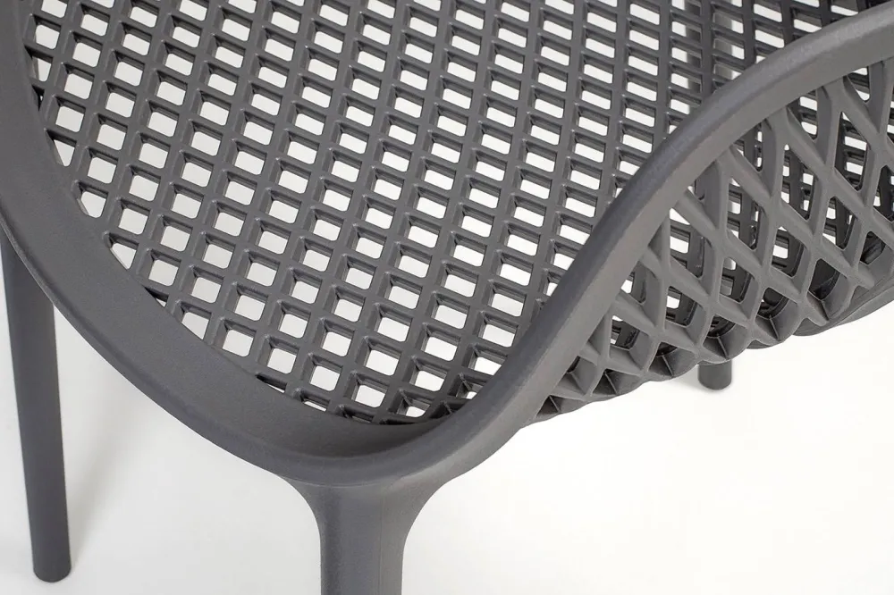 "Беллини" стул пластиковый, цвет темно-серый