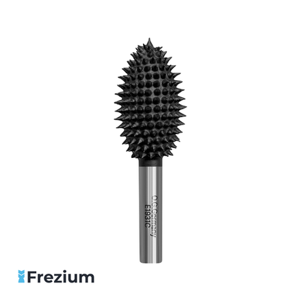 Борфреза по дереву твердосплавная пламя "O.G.Germany" (D19xS6.35xH31.8xL60; E1931C)