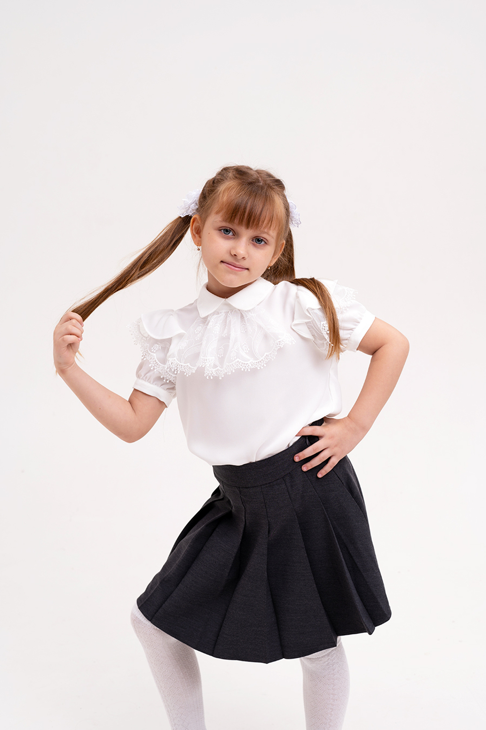 Блуза к/р швейн. д/д DELORAS C63475S