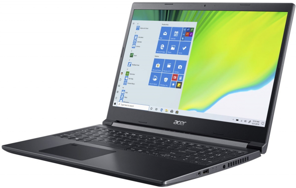 Ноутбук Acer Aspire 7 A715-42G-R427 15,6" IPS 144 Гц FHD(1920x1080), AMD Ryzen 7 5700U/16 ГБ/SSD 512 ГБ//NVIDIA GeForce RTX 3050/Windows 11 Home/чёрный