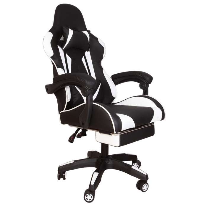 Кресло GRAMBER, черно-белый А02