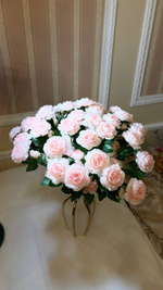 Искусственные цветы, желтые подсолнухи / Высота 44 см. 9 стебелей 9 бутонов/