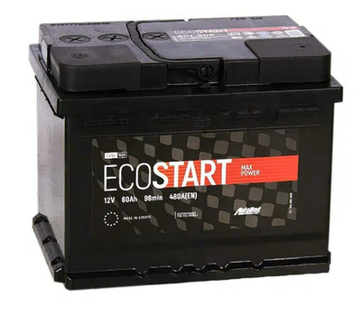 аккумулятор Ecostart 60R (480А 242x175x190)