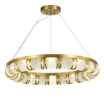 SL6011.303.01 Светильник подвесной ST-Luce Латунь/Прозрачный LED 1*50W ESME
