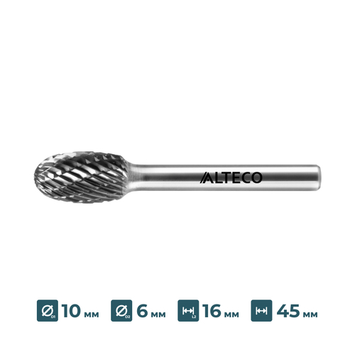 Борфреза по металлу ALTECO E 1016/6 MX