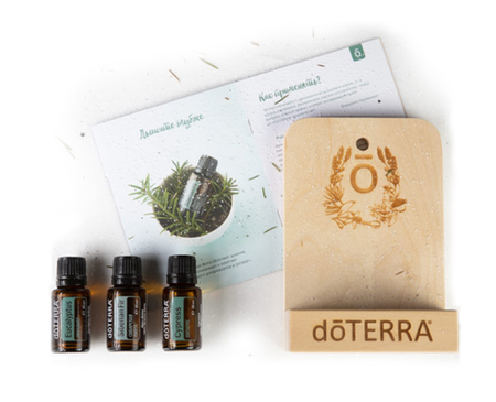 Набор эфирных масел «для бани и сауны» doTERRA, 3x15 мл