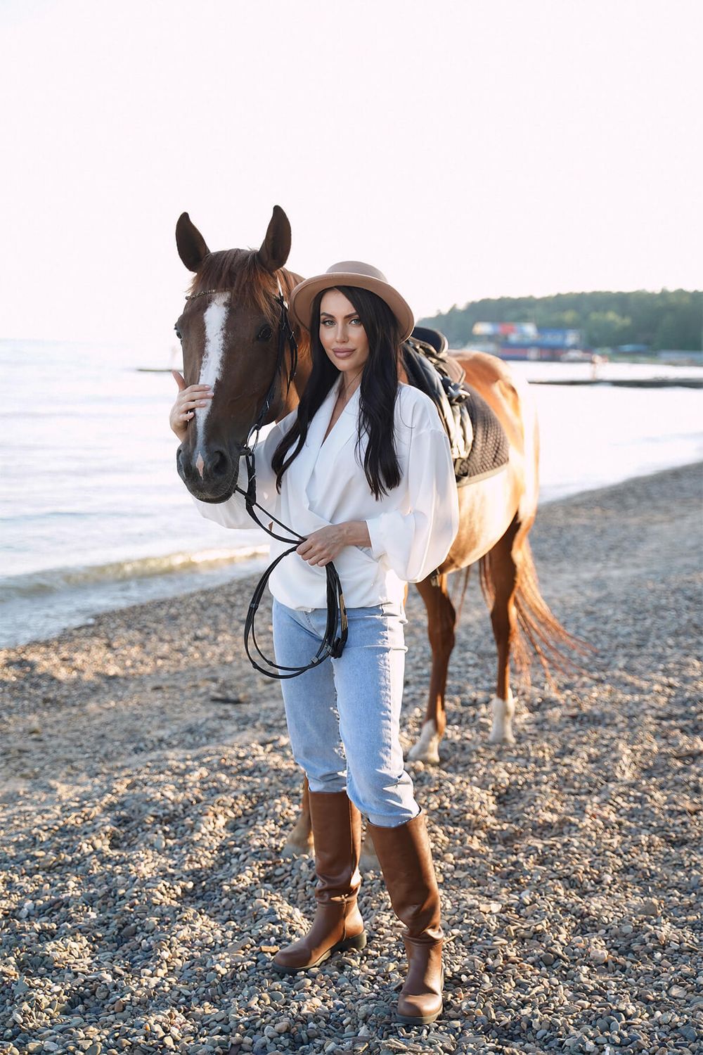 Блуза Незабываемая (белая) Б10887 LT Collection