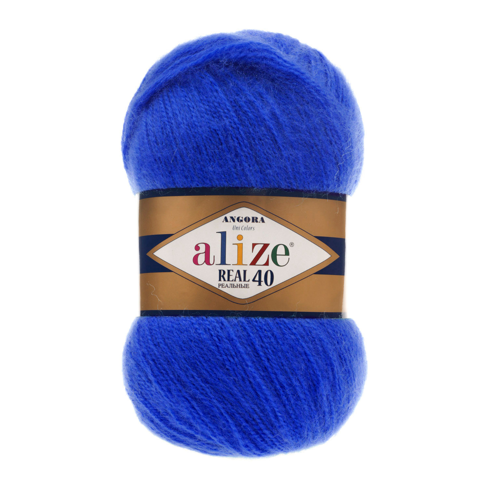 Пряжа "Angora real 40" 141 василёк