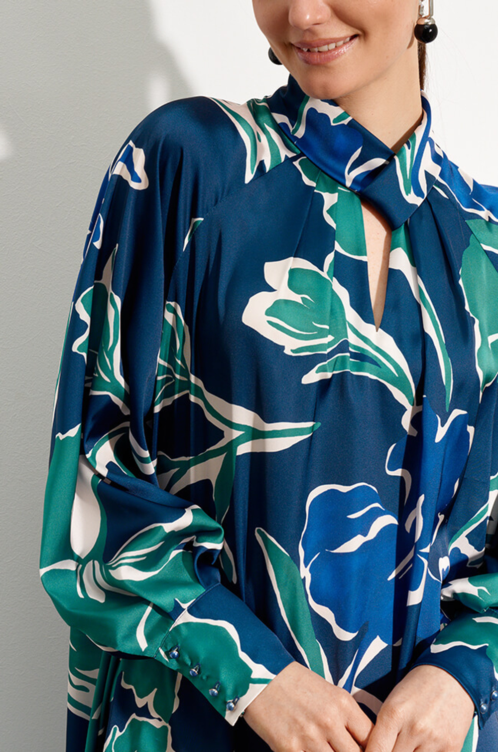 51425 Платье женское (синий принт)