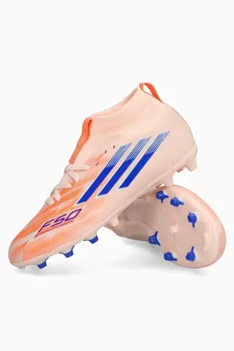 Бутсы adidas F50 League Mid Женские FG/AG Junior - оранжевый