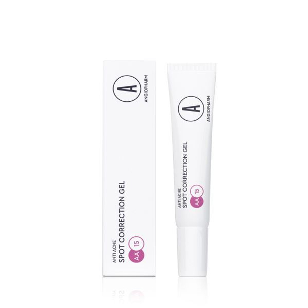 ANGIOPHARM ТОЧЕЧНОЕ КОРРЕКТИРУЮЩЕЕ СРЕДСТВО, 15 МЛ | ANTI-ACNE SPOT CORRECTION GEL