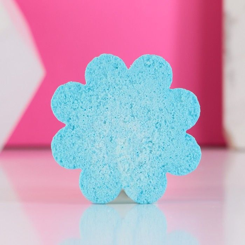 Бомбочка для ванны в форме снежинки с ванильным ароматом - 100 гр.