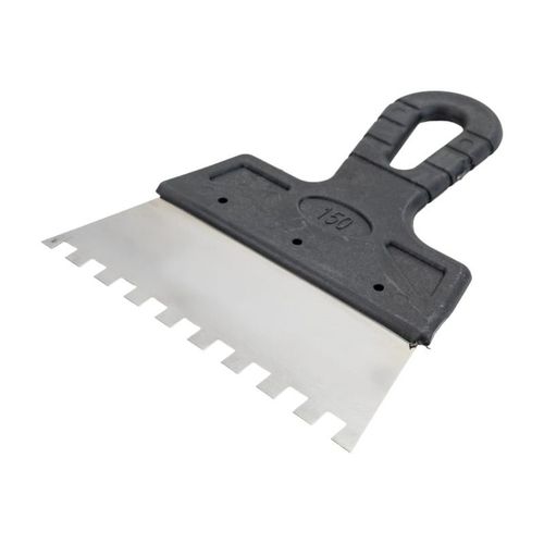 Шпатель зубчатый 8х8 мм 150 мм Сибртех