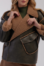 Куртка из экокожи CLOTHÉ