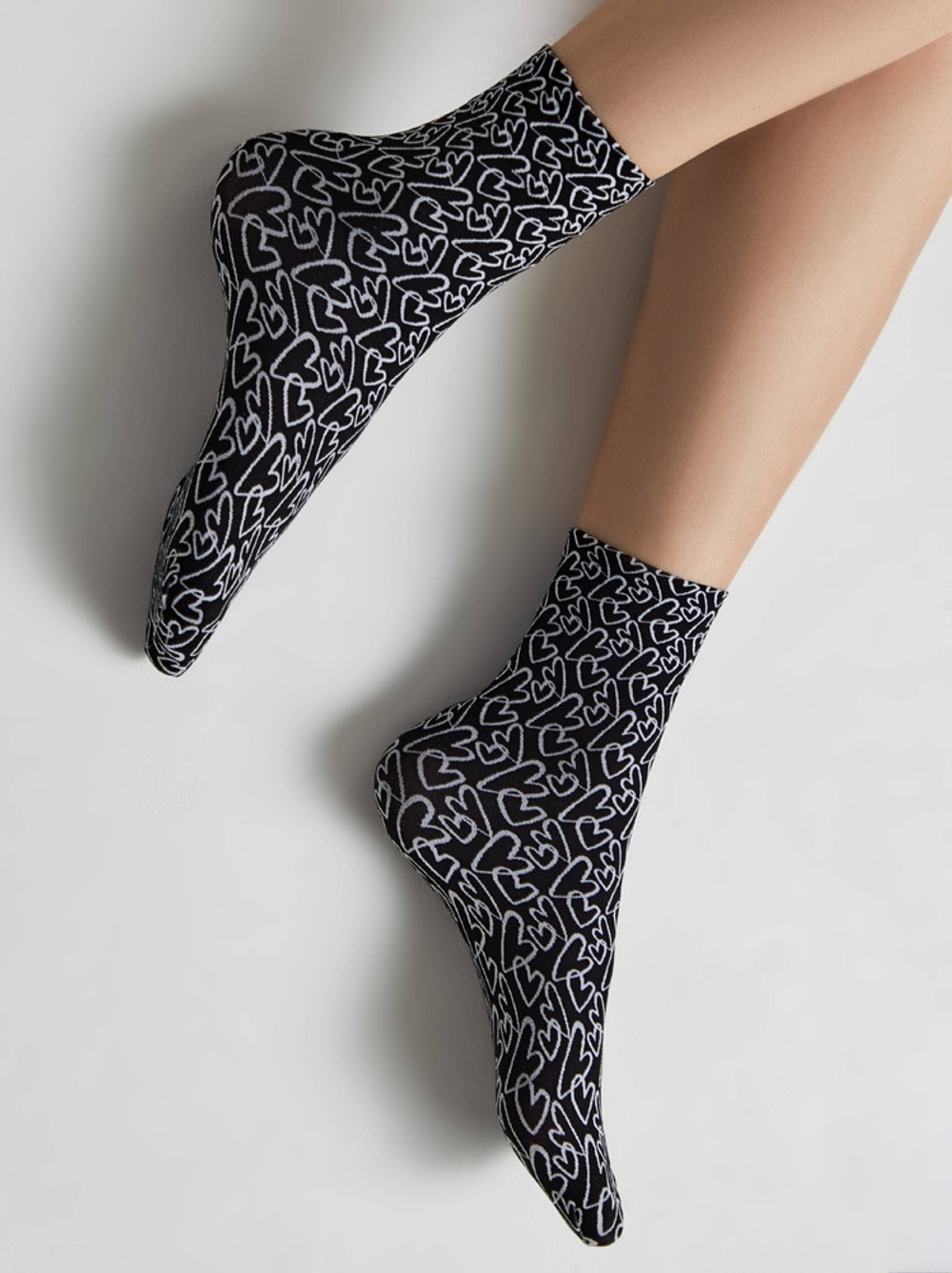 CONTE FANTASY Плотные носки с рисунками«Love»