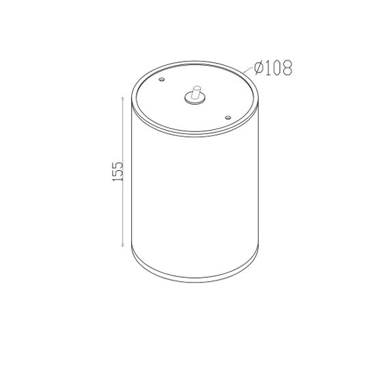 Уличный светодиодный светильник Maytoni Bar O306CL-L12GF