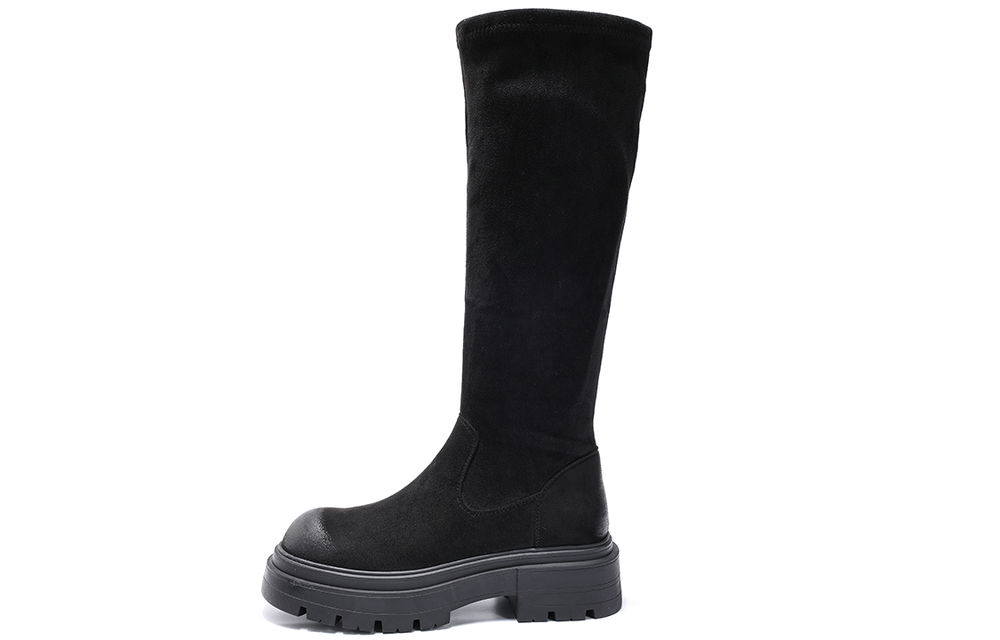 EBLAN Mid Calf Boots Women"s Black