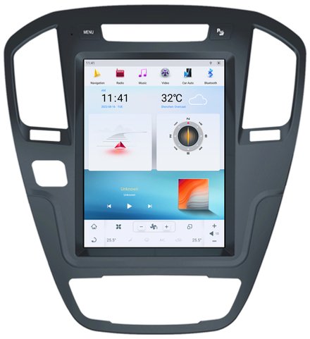 Магнитола для Opel Insignia 2009-2013 - Carmedia ZF-1069BL-Q6 вертикальный экран в стиле "Тесла" на Android 11, 8Гб+128Гб, CarPlay, 4G SIM-слот