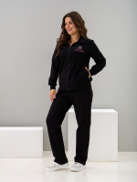 Костюм с брюками КБ-384/черный-п