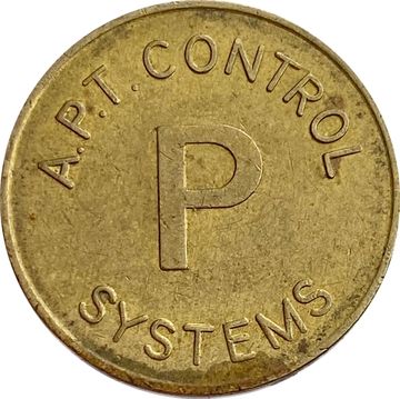 Парковочный жетон «A.P.T. Control Systems»