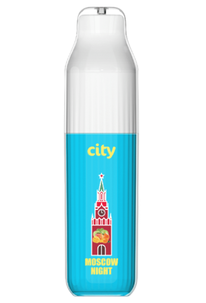 City Airway Токио 3500 без никотина мята апельсин лайм грейпфрут