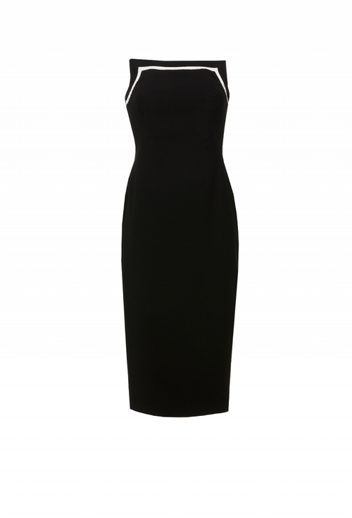 Платье с корсетом и кристаллами "Swarovski" 49-19 SS