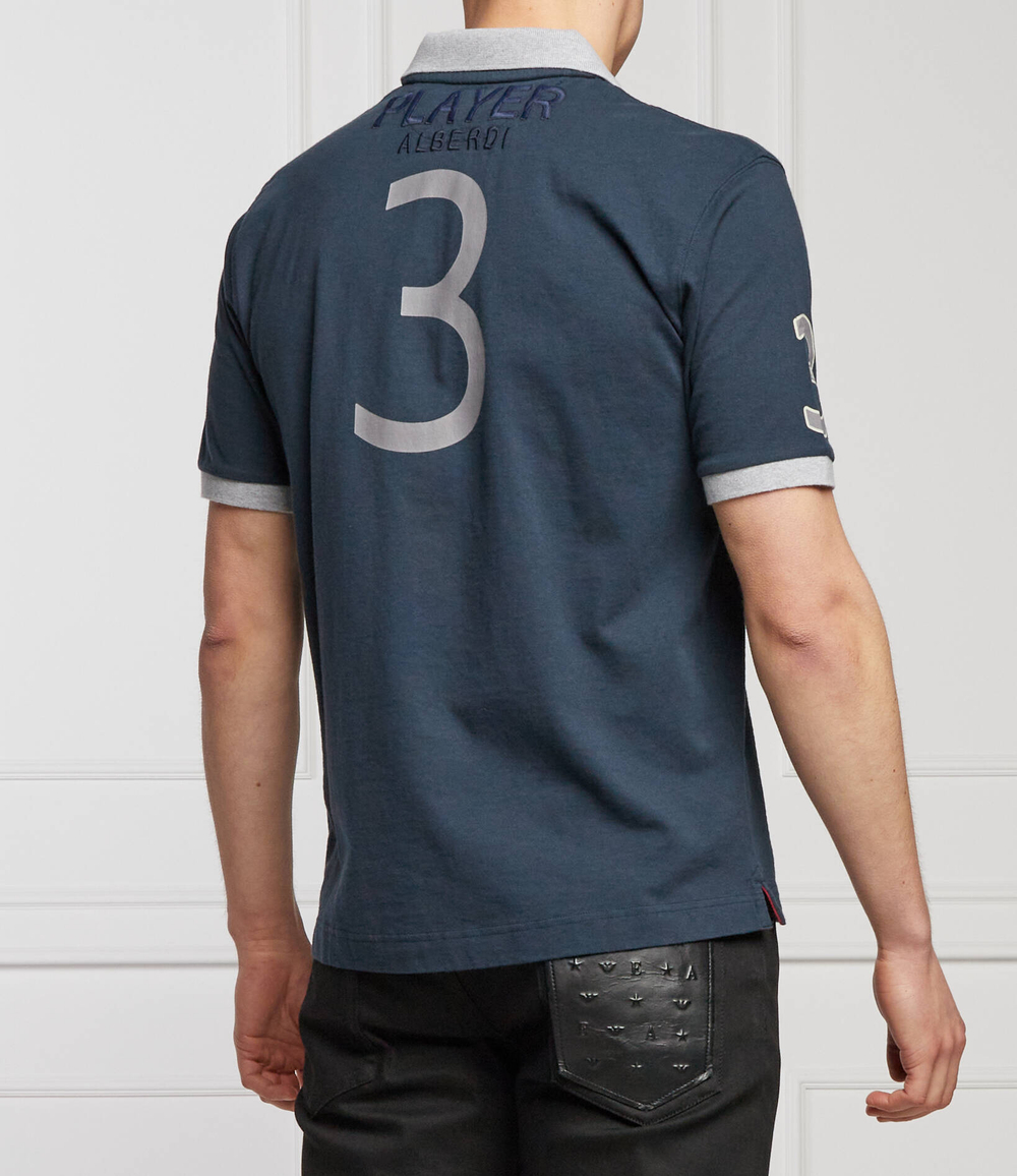 поло La Martina - темно-синий(TMP600 JS316)