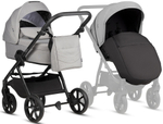 Детская коляска Tutis Leo 3 Plus 3 в 1 с автокреслом Beno Black 1582068 Warm Grey