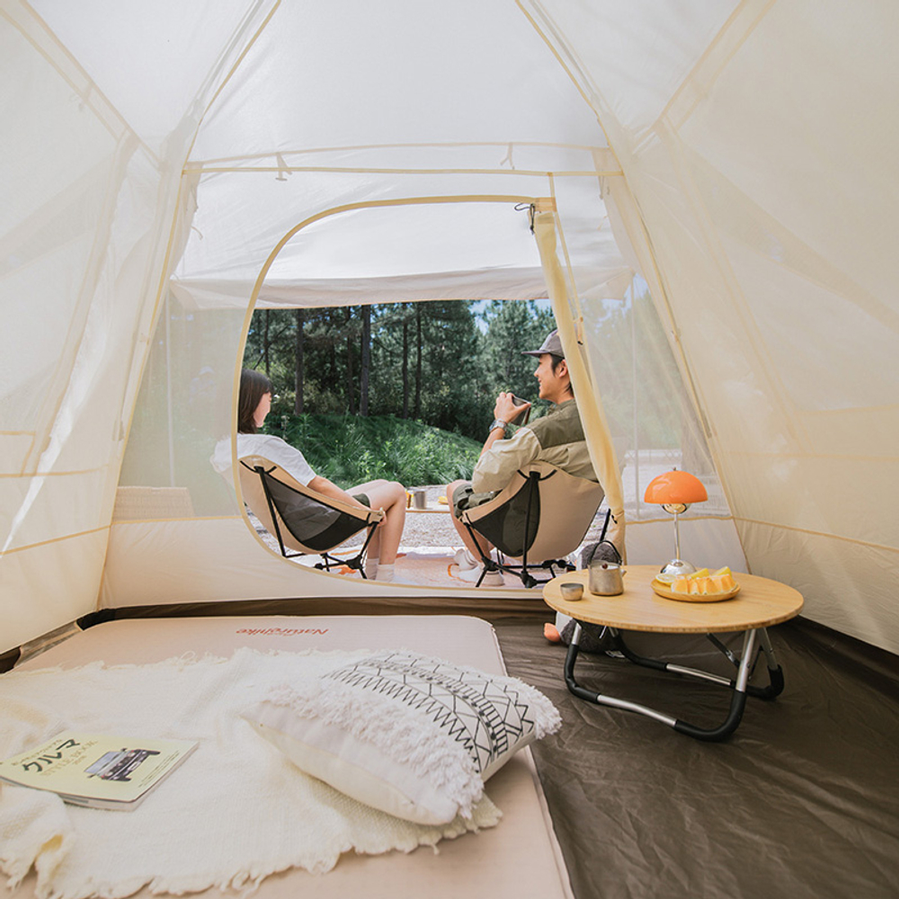 Палатка Naturehike Ango 3-местная, быстросборная, зеленая, артикул NH21ZP010-AGR