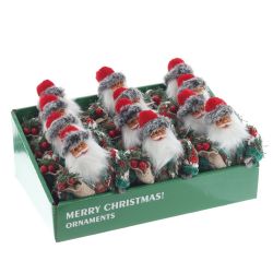 GAEM Дед Мороз подвесной, L10 W4 H12 см