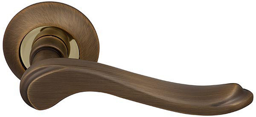 Ручка Фуаро GRAZIA RM AB/GP-7, цвет бронза/латунь ЦАМ (гарантия - 12 месяцев)