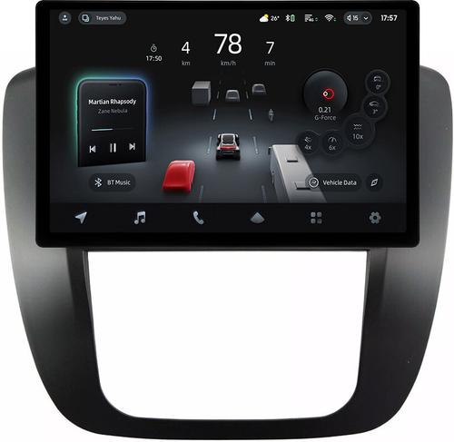 Магнитола для Chevrolet Tahoe 900 2006-2014 (рамка черная) - Teyes CC4-PRO монитор 13" 2K QLED на Android 13, Быстрейшая, Snapdragon 778G, ИИ, CarPlay, DSP, 4G SIM-слот