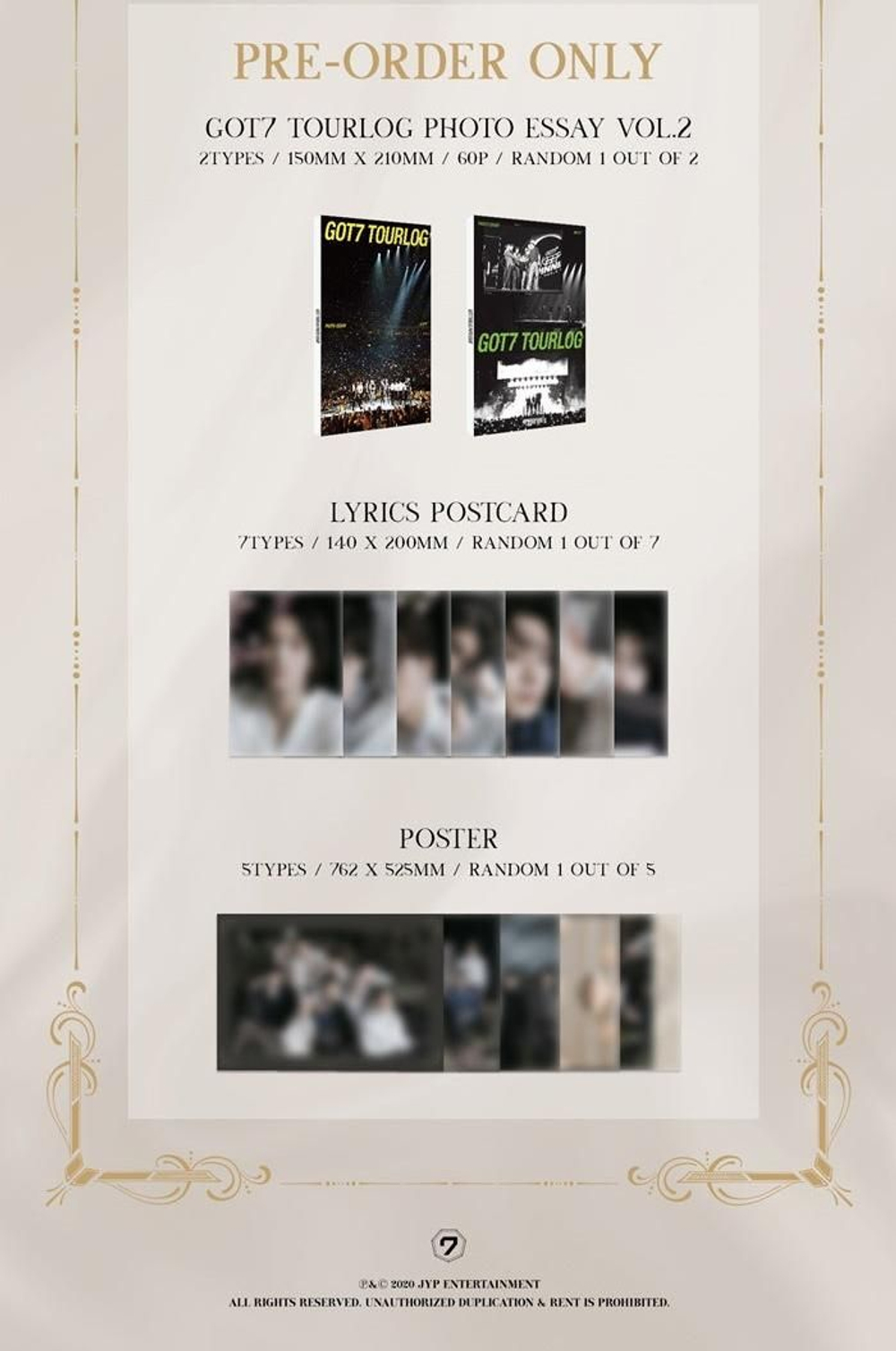 Альбом GOT7 - DYE 11th Mini Album 5 Version SET