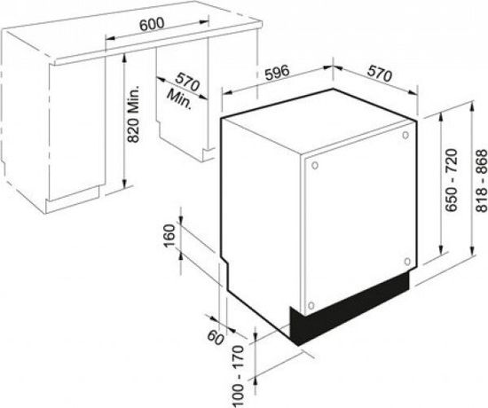 Встраиваемая посудомоечная машина FRANKE FDW 613 DHE A++