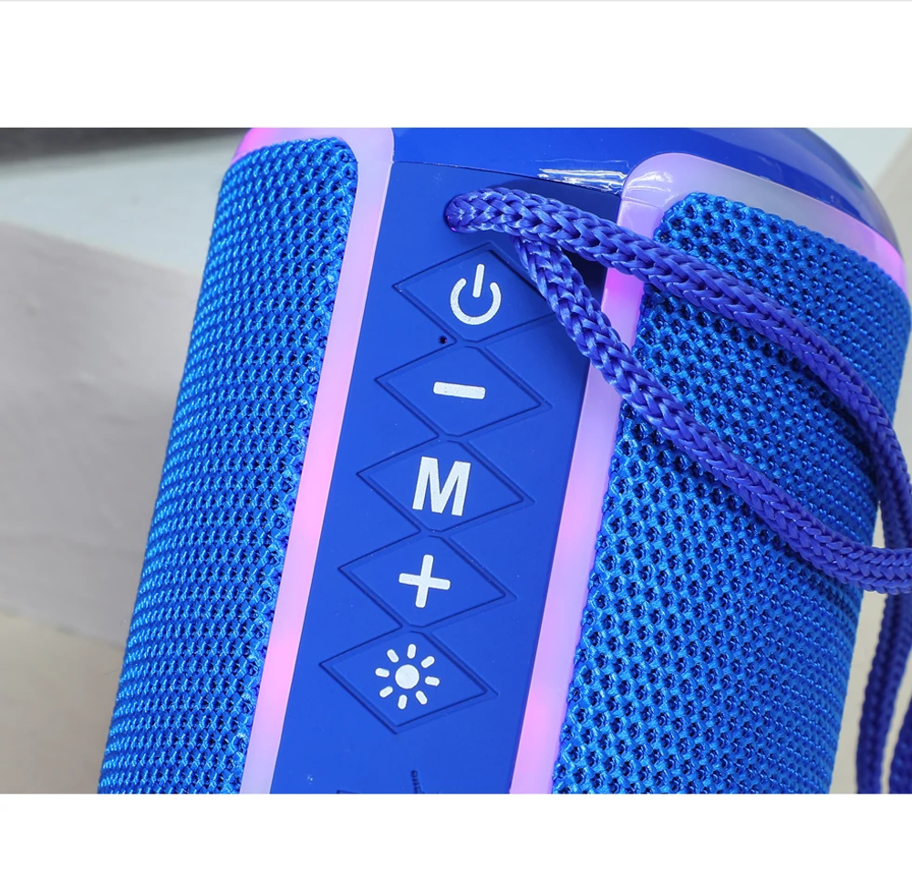 Беспроводная колонка TG-291 (5W/TF/USB/FM) RGB