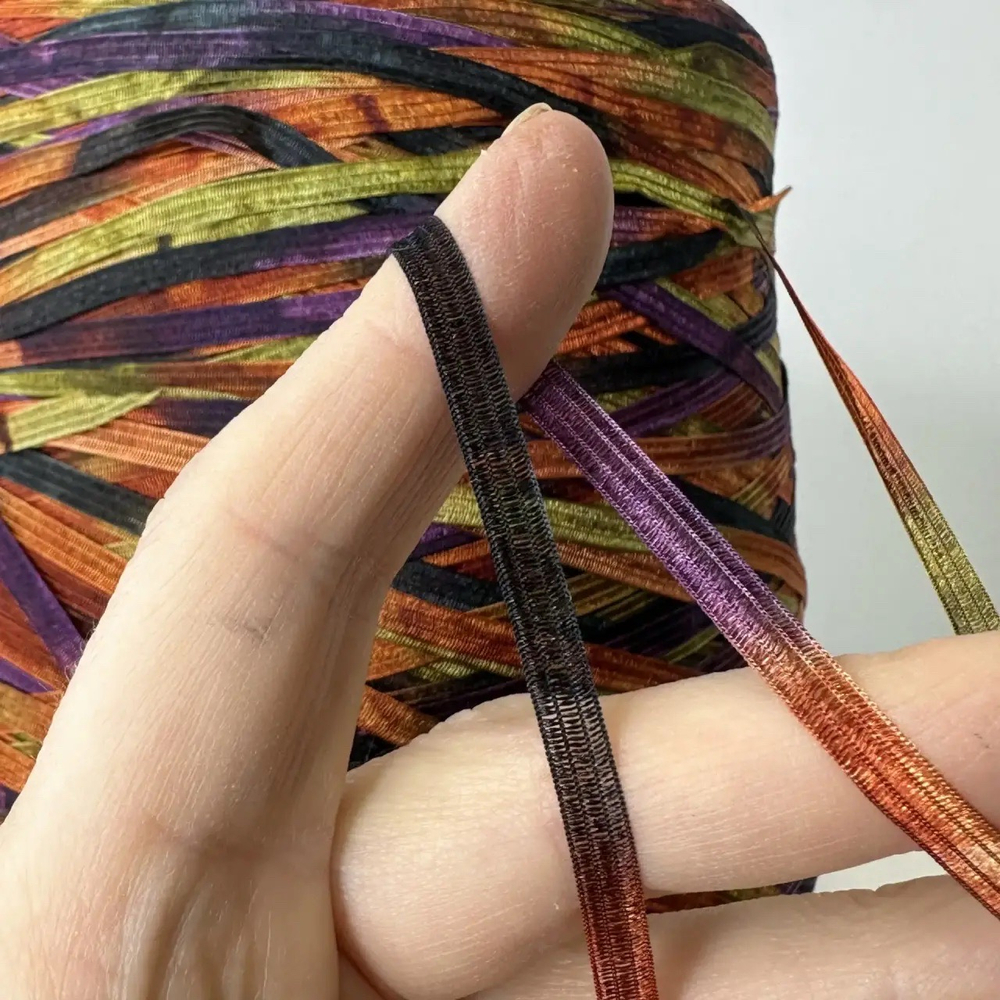 4590 MIRTILLINO - CARISIO Vimar; вискоза, п/а; 300м/100гр; лента; col. 9845, цвет: мультиколор; S501