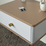 Тумба прикроватная подвесная ROYAL 5300 эко (Макиато-р.золото)