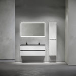 Тумба подвесная под раковину Sancos Urban белый глянец, 1190х450х550