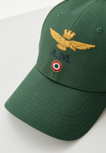 Кепка AERONAUTICA 1100 зеленый лого орел база