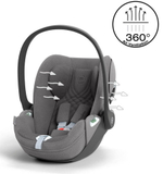 Коляска Cybex Balios S Lux SLV complete Cloud T Mirage Grey Plus Base T 4 в 1 Stone Grey с дождевиками