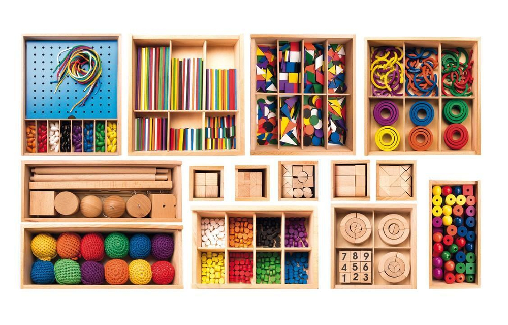 Игровой набор "Дары Фребеля" коробка