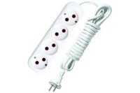 Удлинитель 3м, 4 гнезда, ПВС 3*1, UNIVersal E-304 ---