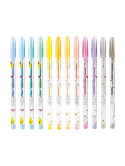 Набор гелевых ручек 12 цветов, линия письма 1.0мм (GPSA12_53128)