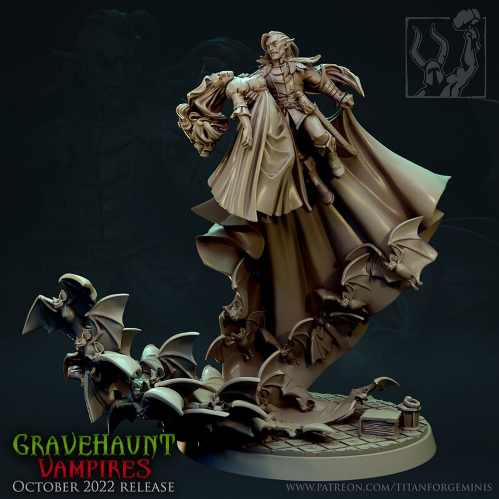 Grand Alliance Death Soulblight Gravelords Vampire Lord миниатюра для dnd, днд, pathfinder, фентези, Настольная игра, НРИ, Варгейм, РПГ