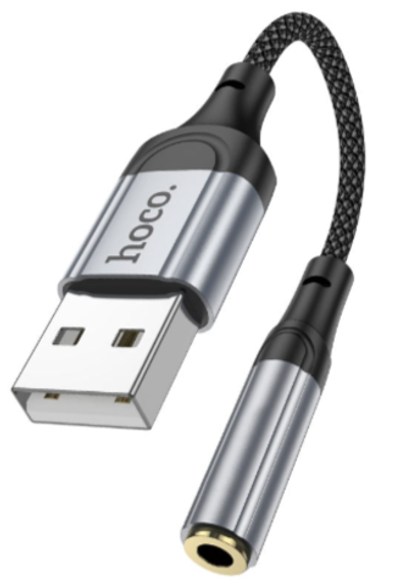 Адаптер-переходник HOCO LS36 Type-C(m) - 3.5 Jack(f) Black