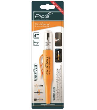 Строительный маркер для глубоких отверстий Pica BIG Ink белый PICA-MARKER 170/52/SB