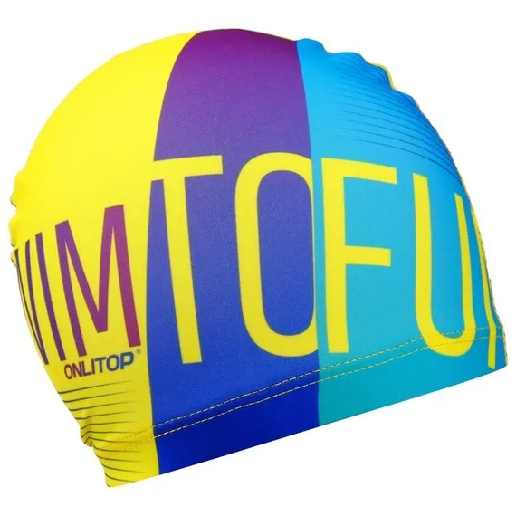 Набор для плавания взрослый Swim: шапочка+беруши+зажим для носа+мешок, обхват 54-60 см