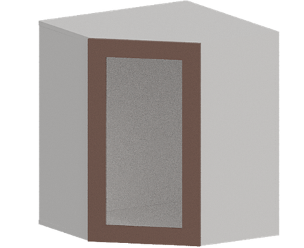 Кухня Модуль ШВУС 590 Графит / Пудрово-розовый